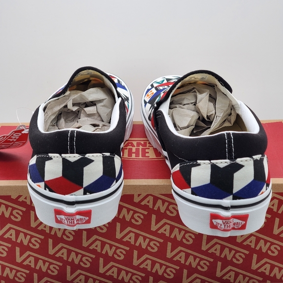 Van's Classic Slip-on Checker Cube Sneaker Shoes Sz 10 Mens New - Picture 6 of 6